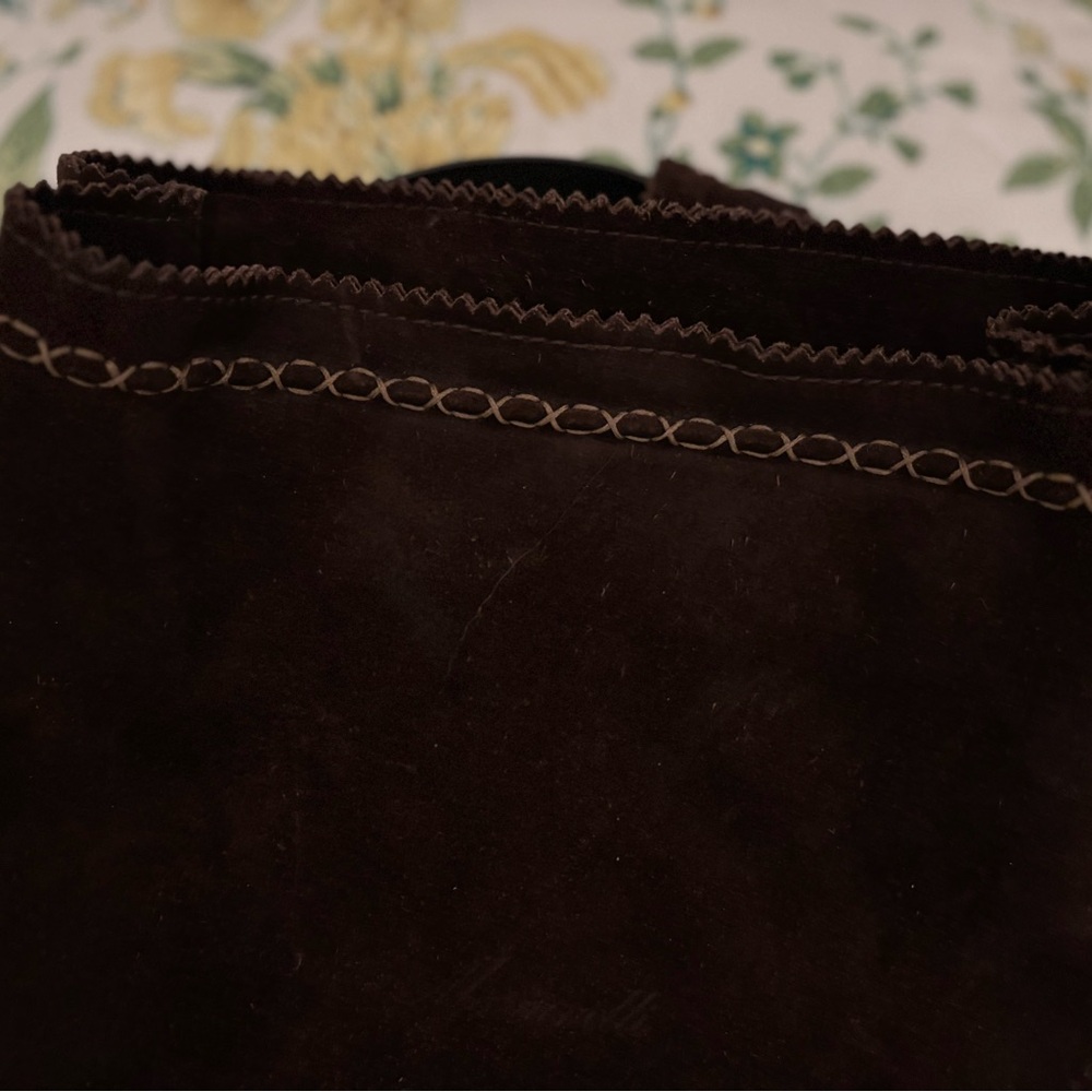 Brown Suede Backpack - Picture 4 of 10